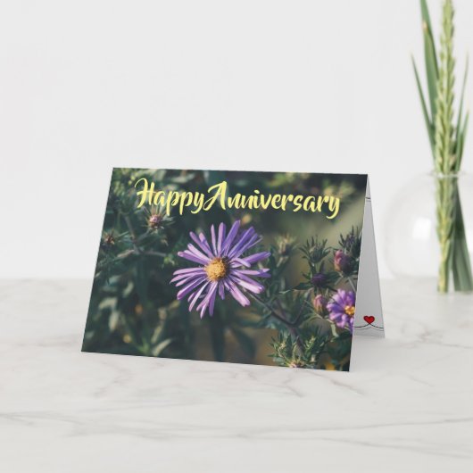 CARTE "Joyeux ANNIVERSAIRE" À L'AMOUR DE MA VIE (Devant)