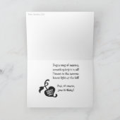 Carte Joyeux anniversaire à l'automne (automne) CC0801 (Intérieur)