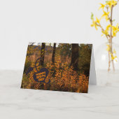 Carte Joyeux anniversaire à l'automne (automne) CC0801 (Fleur jaune)