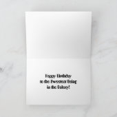 Carte Joyeux Anniversaire à l'être le plus doux (Intérieur)