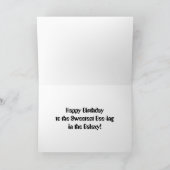 Carte Joyeux Anniversaire à l'être le plus doux  (Intérieur)