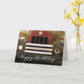 Carte Joyeux anniversaire à l'homme plus âgé (Fleur jaune)