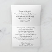 Carte Joyeux anniversaire à ma fille (Intérieur)