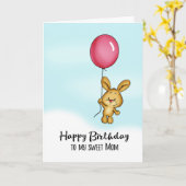 Carte Joyeux anniversaire à ma maman ! (Fleur jaune)