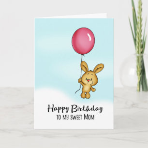 Carte Joyeux anniversaire à ma maman !