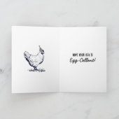 Carte Joyeux anniversaire à ma maman de poulet préférée (Intérieur)