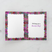 Carte Joyeux anniversaire à ma merveilleuse soeur (Intérieur)