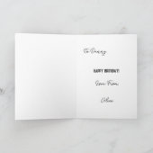 Carte Joyeux anniversaire à ma personne préférée ! ... d (Intérieur)