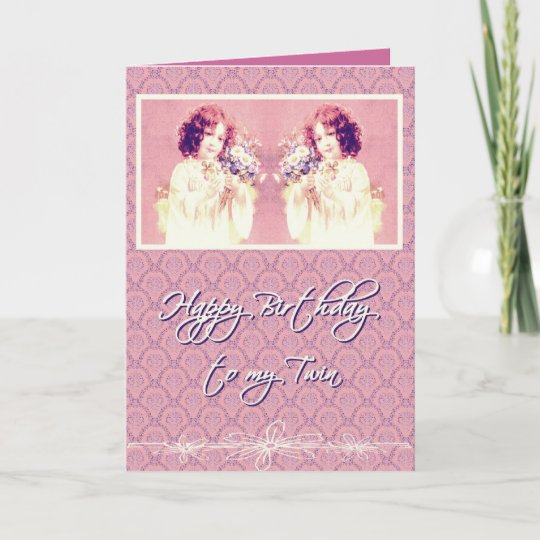 Carte Joyeux Anniversaire A Ma Soeur Jumelle Zazzle Be