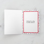 Carte Joyeux anniversaire à ma soeur, mignonne Cupcake (Intérieur)