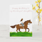 Carte Joyeux anniversaire à merveilleuse fille (Fleur jaune)