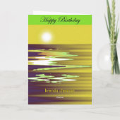 Carte joyeux anniversaire à mon cheason affectueux de (Dos)