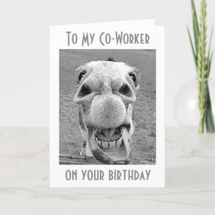 Carte Joyeux anniversaire à mon *collègue*