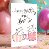 Carte Joyeux Anniversaire À Mon Meilleur Thé | Ami Anniv