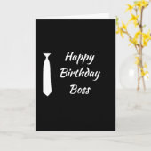 CARTE JOYEUX ANNIVERSAIRE À MON (OU NOTRE) **PATRON** (Fleur jaune)