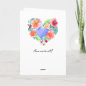 Carte Joyeux anniversaire à mon très meilleur ami (Dos)