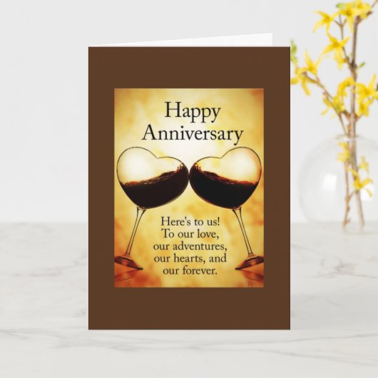 CARTE JOYEUX "ANNIVERSAIRE" À "NOUS" (Fleur jaune)