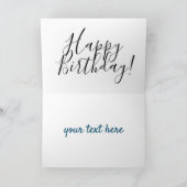 Carte Joyeux anniversaire à oncle (Intérieur)