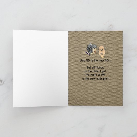 Carte Joyeux Anniversaire à quelque âge que vous soyez (Intérieur)