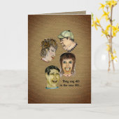 Carte Joyeux Anniversaire à quelque âge que vous soyez (Fleur jaune)