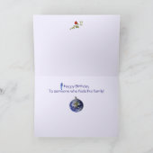 Carte Joyeux anniversaire : à quelqu'un qui se sent comm (Intérieur)