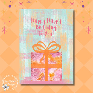 Carte Joyeux Anniversaire À Toi Cadeau