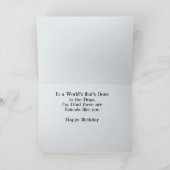 Carte Joyeux anniversaire à un ami spécial (Intérieur)