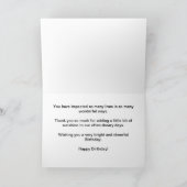 Carte Joyeux Anniversaire À Un Grand Employé (Intérieur)