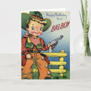 Carte Joyeux anniversaire à un gros garçon