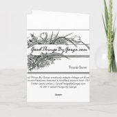 Carte Joyeux anniversaire à un joueur de tennis (Dos)