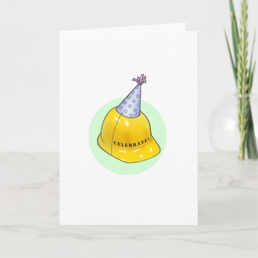 Carte Joyeux anniversaire à un ouvrier du bâtiment (Devant)