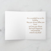 Carte Joyeux Anniversaire à un très spécial s... - Custo (Intérieur)