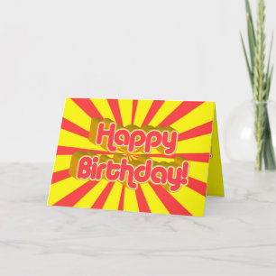 Carte Joyeux anniversaire à un type Super !