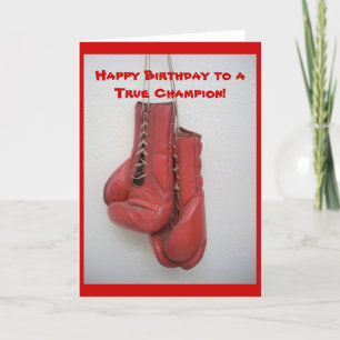 Carte Joyeux anniversaire à un vrai Champion !