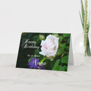 Carte Joyeux anniversaire à une chère rose Nana-Pink