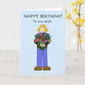 Carte Joyeux anniversaire à une femme lesbienne (Fleur jaune)