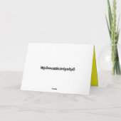 Carte Joyeux anniversaire à une fille Super ! (Dos)