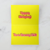 Carte Joyeux anniversaire à une fille Super ! (Intérieur)