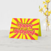 Carte Joyeux anniversaire à une fille Super ! (Fleur jaune)