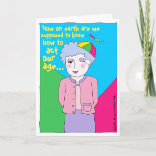 Carte Joyeux anniversaire à Vieux Ami qui est Jeune au c