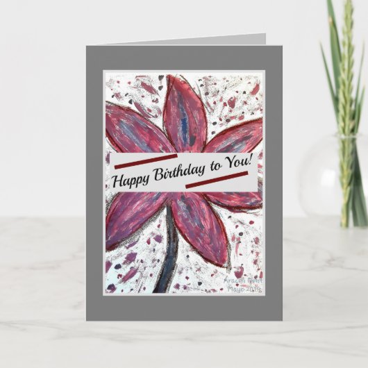 Carte Joyeux anniversaire à vous ! (Devant)