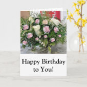 Carte Joyeux anniversaire à vous ! (Fleur jaune)