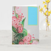 Carte Joyeux anniversaire à vous ! (Fleur jaune)