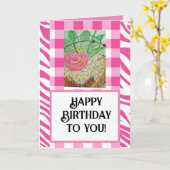 Carte Joyeux anniversaire à vous ! (Fleur jaune)