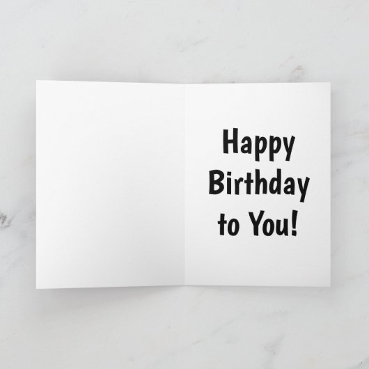Carte Joyeux anniversaire à vous ! (Intérieur)