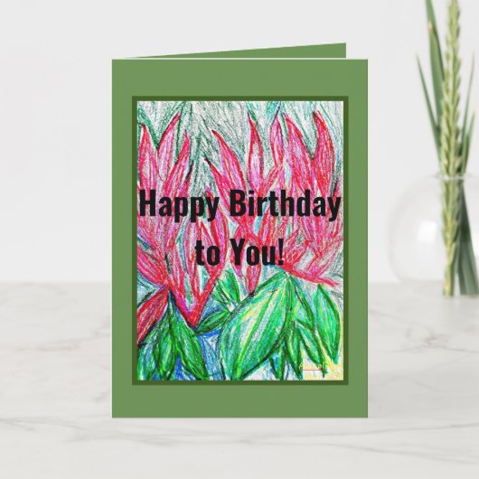 Carte Joyeux anniversaire à vous ! (Devant)