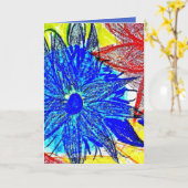 Carte Joyeux anniversaire à vous ! (Fleur jaune)