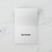 Carte Joyeux anniversaire à vous mignonne Opossum Walkin (Intérieur)