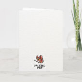 Carte Joyeux Anniversaire Abeille (Dos)