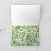 Carte Joyeux anniversaire Abstrait Livre vert Shreds Pho (Intérieur)